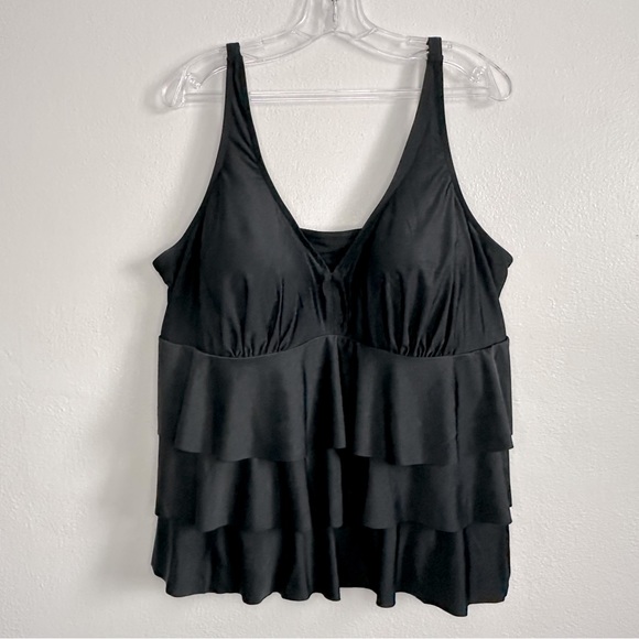 Swimsuits For All Swim Swimsuits For All Shore Club Black Ruffle